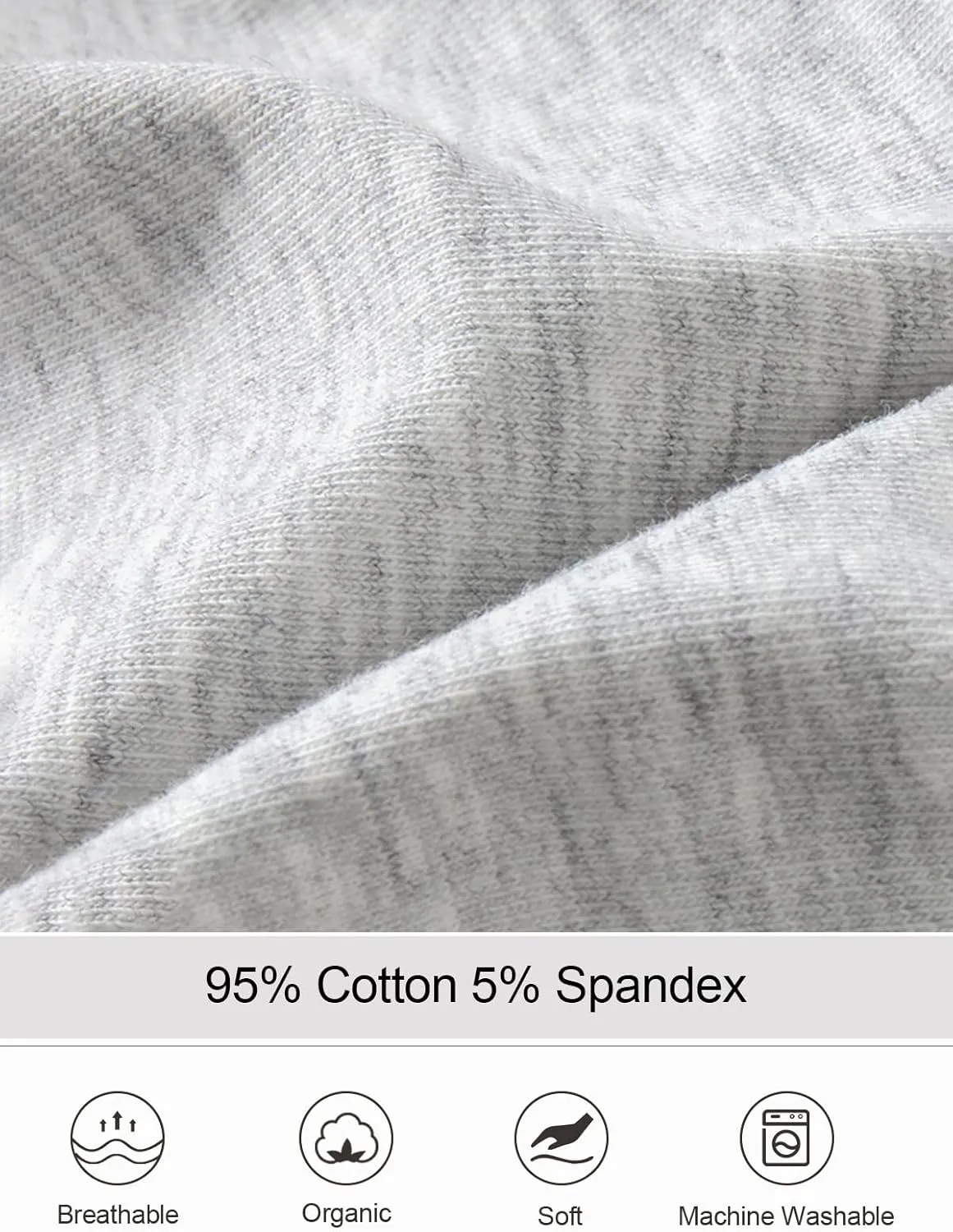coskefy Womens Underwear Cotton Hipster Panties Low Rise Breathable Ladies Bikini Undies 6 Packs