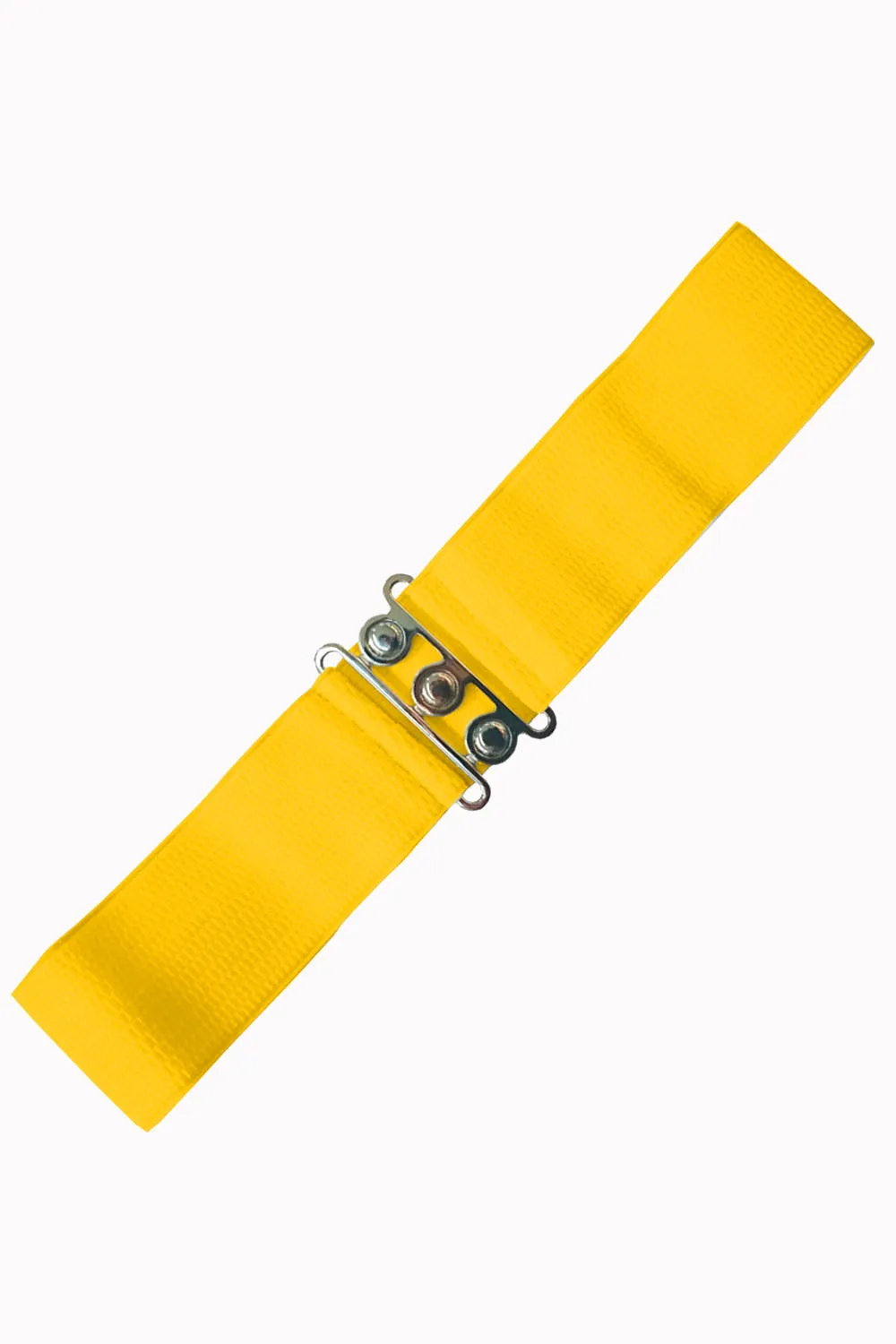 Elastic Waist Belt in Yellow by Banned Apparel