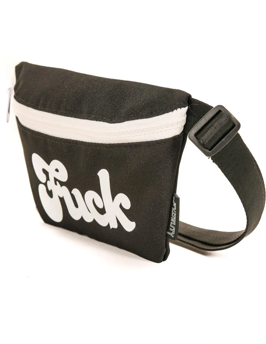 Fanny Pack | Slim |WERDS Fuck Black & White