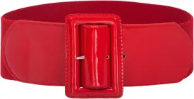 GRACE KARIN Women's Stretchy Belt 1950s 3 Inch Wide Elastic Belts