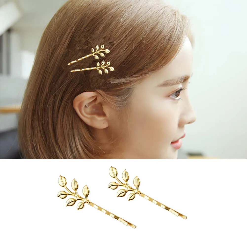 inSowni 30 Pack/15 Pairs Light Gold Retro Vintage Metal Long Bobby Pins Hair Clips Barrettes Accessories for Women Girls
