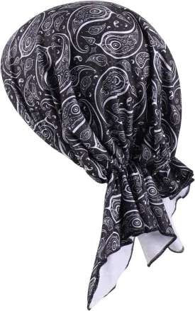KAKU NANU Women Turban Chemo Beanies Pre Tied Caps Baggy Slouchy Headwear Sleep Scarf