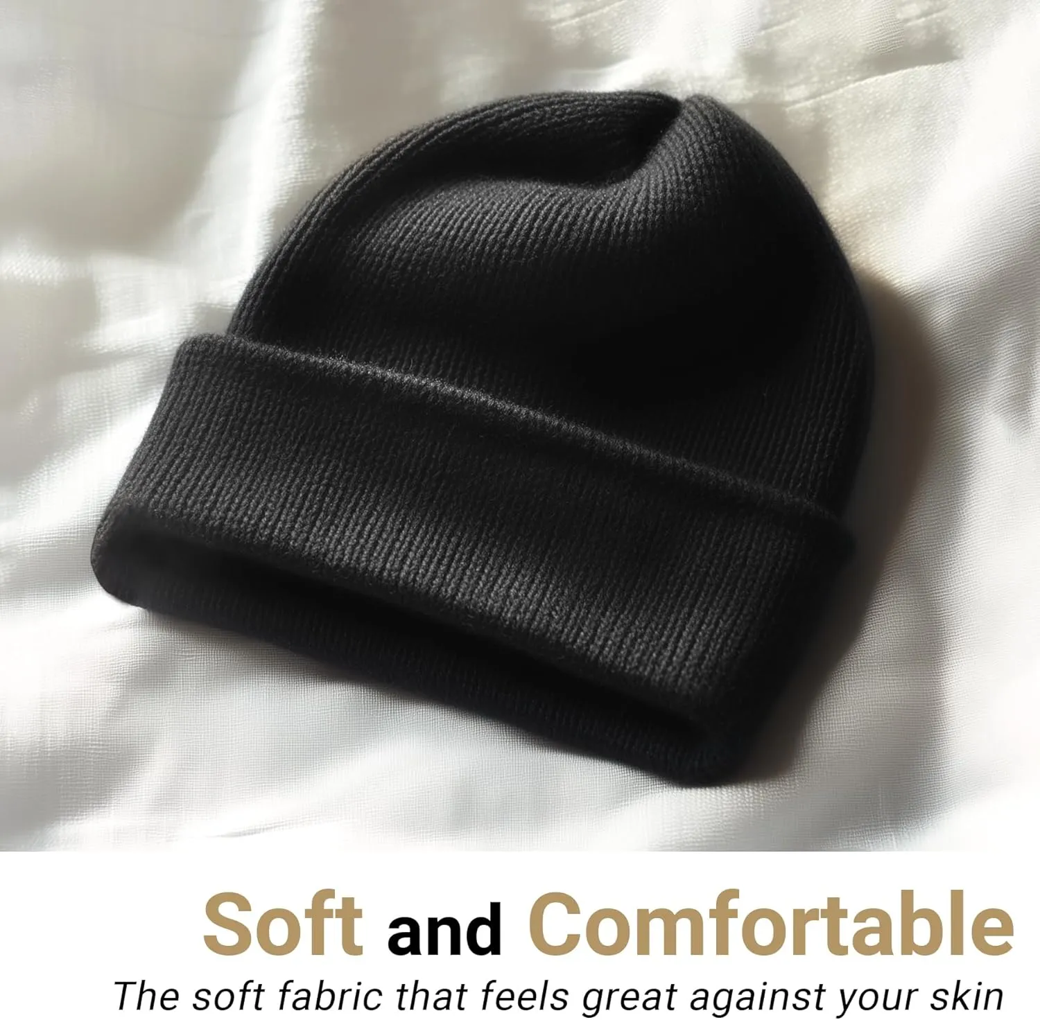 NPQQUAN Beanie for Men Women Winter Hats for Mens Beanie Cuffed Knit Beanies Skull Cap