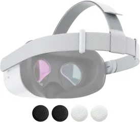 Original Head Strap for Oculus Quest 2, Replacement Head Strap for Meta Quest 2, VR Accessories with 2 Pair Thumb Grip Caps,for Oculus Quest 2,Compatible with Meta Quest 2