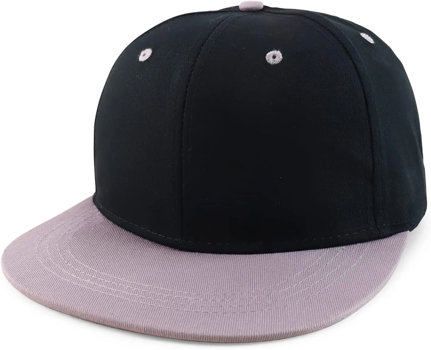 Oversized 2XL Structured Flatbill Snapback Cap for Big Heads