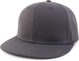 Oversized 2XL Structured Flatbill Snapback Cap for Big Heads