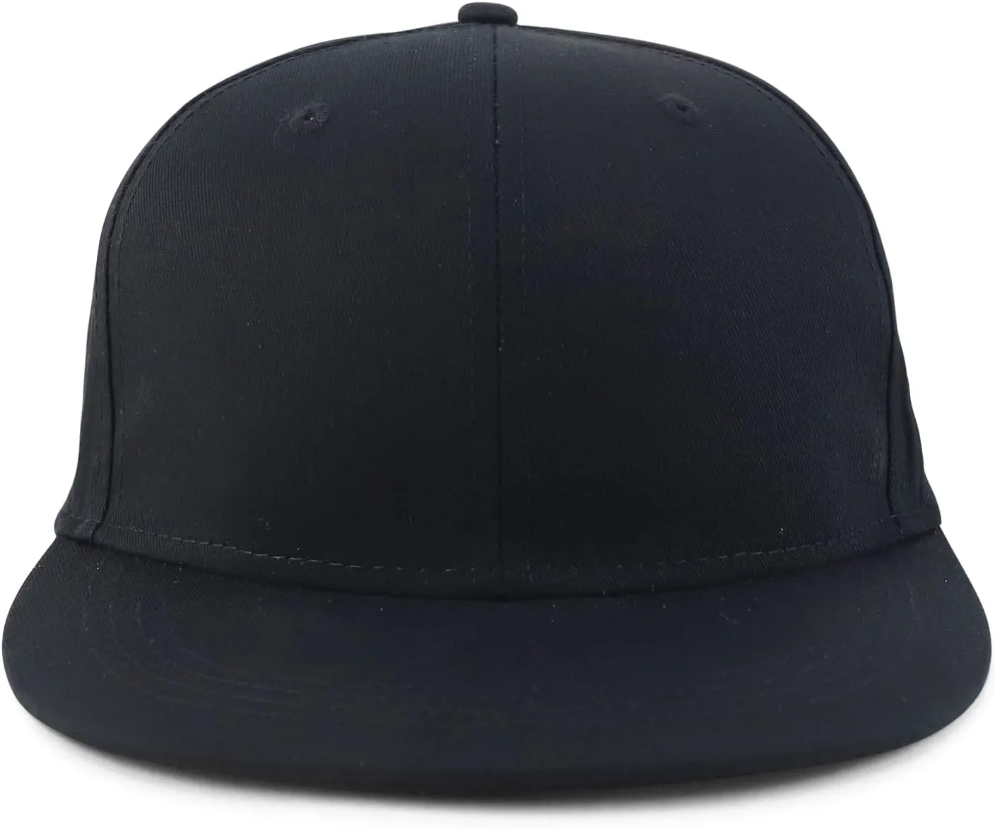 Oversized 2XL Structured Flatbill Snapback Cap for Big Heads