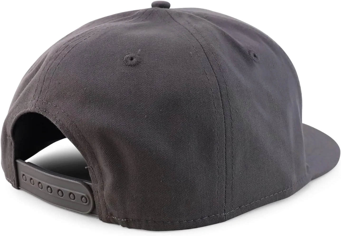 Oversized 2XL Structured Flatbill Snapback Cap for Big Heads