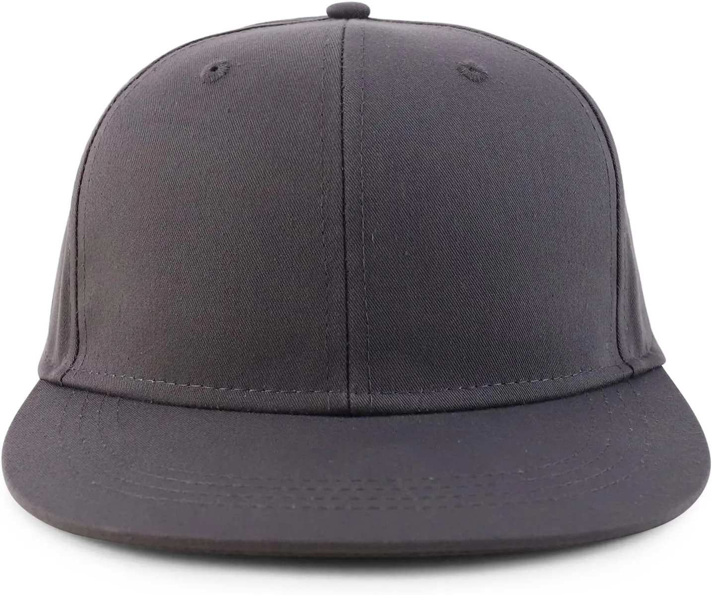 Oversized 2XL Structured Flatbill Snapback Cap for Big Heads