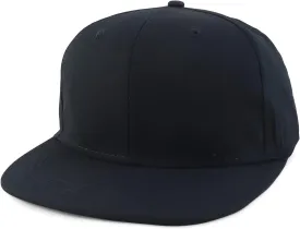 Oversized 2XL Structured Flatbill Snapback Cap for Big Heads