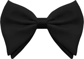 Oversized Bow Ties for Men, Satin Pre-Tied Bowties Clip on Big Mens Bow Tie for Tuxedo Vest Wedding Party Banquet