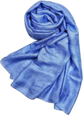 Shanlin Solid Color Silk Feel Long Scarves