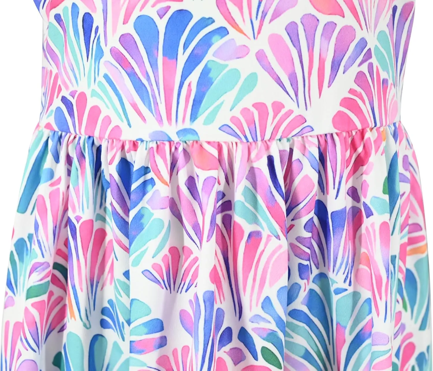 Unique Baby Girls' Short Sleeve Everyday Printed Dresses for Kid and Toddler, Sizes 2T-12Y
