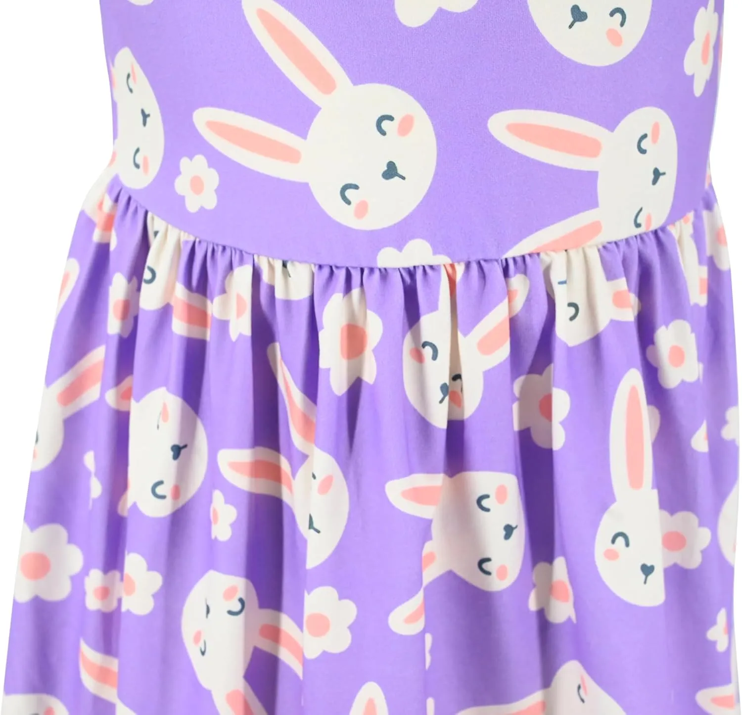 Unique Baby Girls' Short Sleeve Everyday Printed Dresses for Kid and Toddler, Sizes 2T-12Y