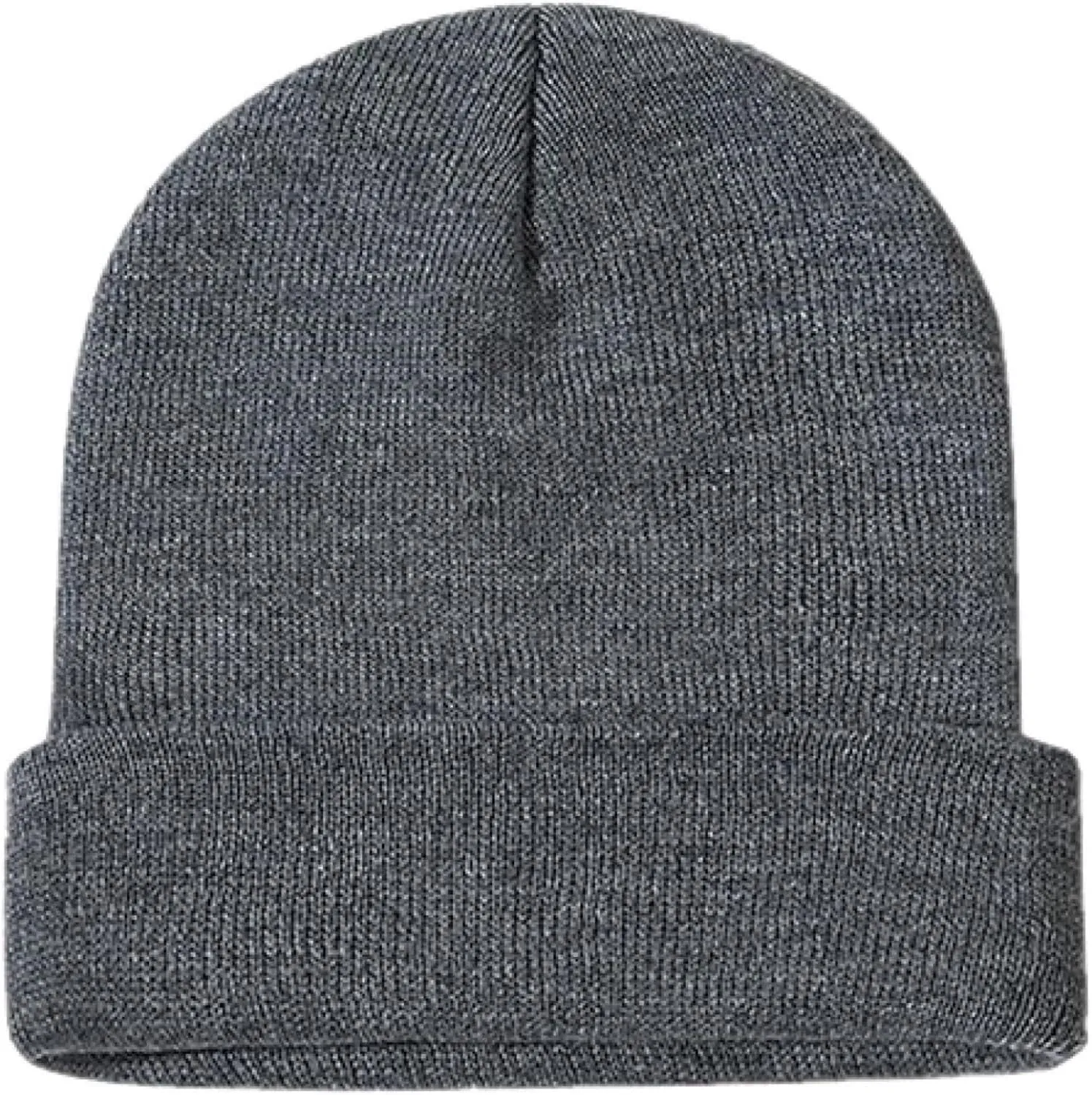 Unisex Solid Knit Cuffed Beanie - for Men and Women Daily Beanies Winter Warm Hat Skull Cap