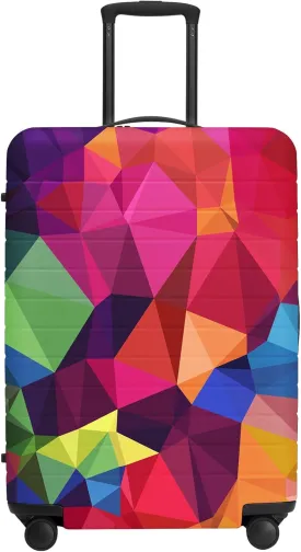URBEST Luggage Cover Protector Suitcase Anti Scratch Dirt Covers, Fits 31"-32" Luggage Geometric