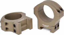WARNE HyperLite Picatinny-Style Rings (Dark Earth, 1" Low)